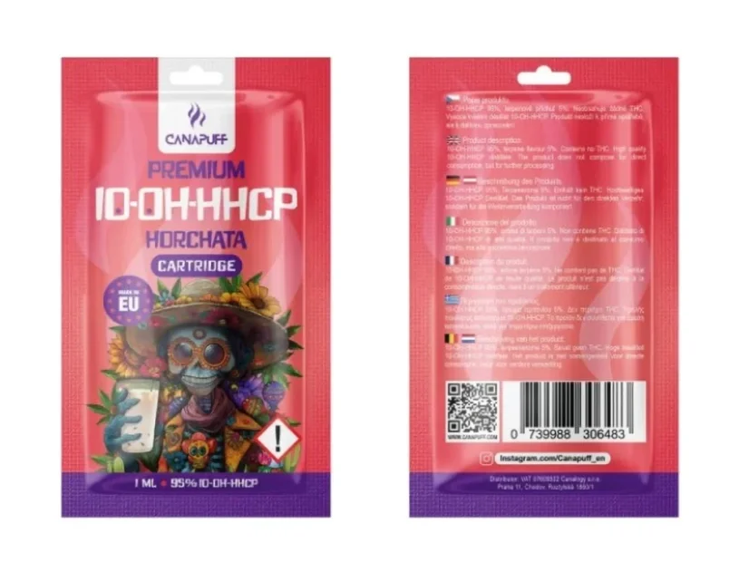 CanaPuff Cartuș 10-OH-HHCP Horchata, 10-OH-HHCP 95 %, 1 ml