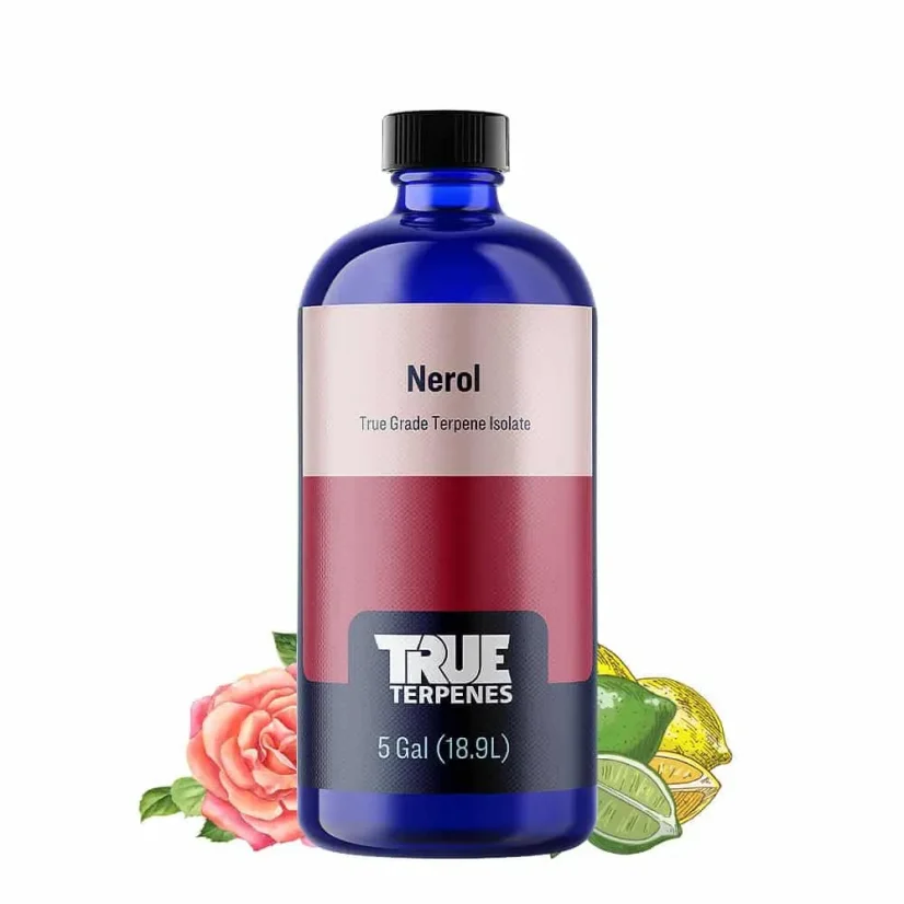 True Terpenes Terpene Isolates Nerol (5 ml - 960 ml)