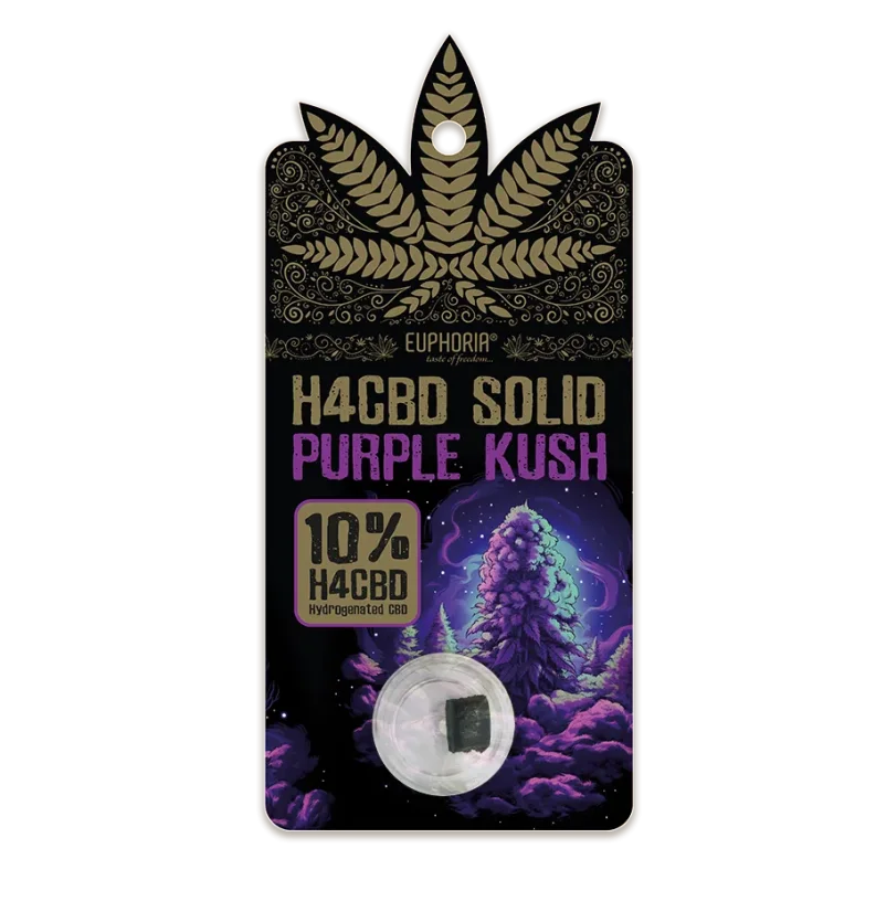 Euphoria H4CBD Solid Purple Kush, H4CBD 10 %, 1 g