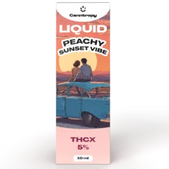 Canntropy THCX Liquid Peachy Sunset Vibe, THCX 5%, 10 ml