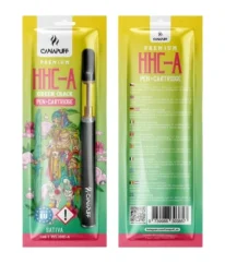 CanaPuff Caneta HHCA + Cartucho Verde Crack, HHCA 95%, 1 ml