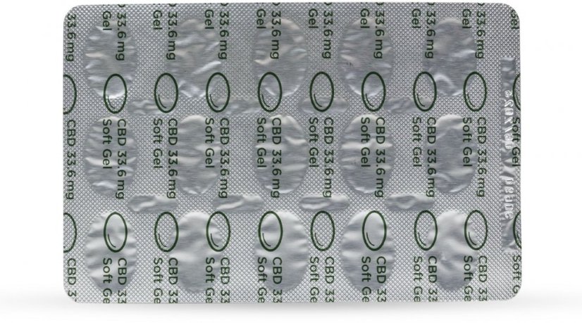 Enecta Hamppu CBD kapselit 10%, 3000 mg, 90 kapselia, 45 g