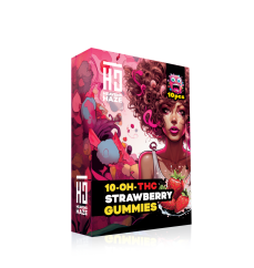 Heavens Haze 10-OH-THC Gummies Capsuni, 10 buc x 40 mg, 400 mg 10-OH-THC