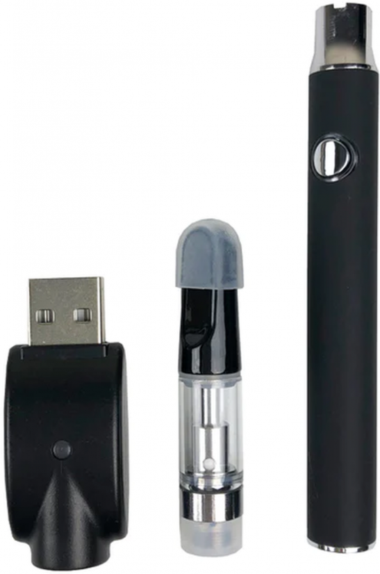 510 závitová batéria, gombíková, predhrievacia, 1100 mAh + USB nabíjačka