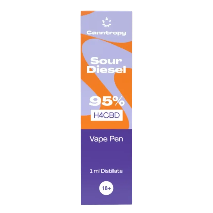 Canntropy H4CBD Vape-Stift Saurer Diesel 95 %, 1 ml