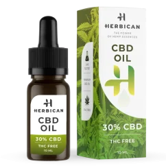 Herbican olio CBD senza THC, 30%, 10 ml