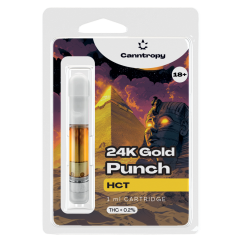 Canntropy HCT Cartridge 24K Gold Punch, HCT 10 %, 1 ml