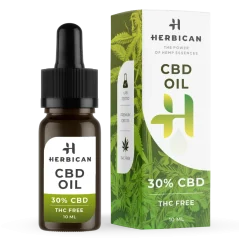 Herbican Ulei CBD fără THC, 30%, 10 ml