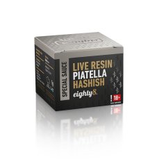 Eighty8 Resin Hidup CBD Piatella, 63% CBD, 1 g