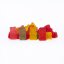 Hemnia Bonbons CBD Oursons gommeux, Cerise, kiwi, Ananas, Fraise, 100 mg CBD, 20 pcs X 5 mg, 45 g