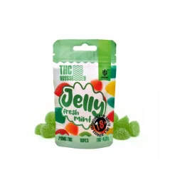 Czech CBD Gelée Odyssey THC Menthe fraîche, 70 mg de THC, 10 pièces