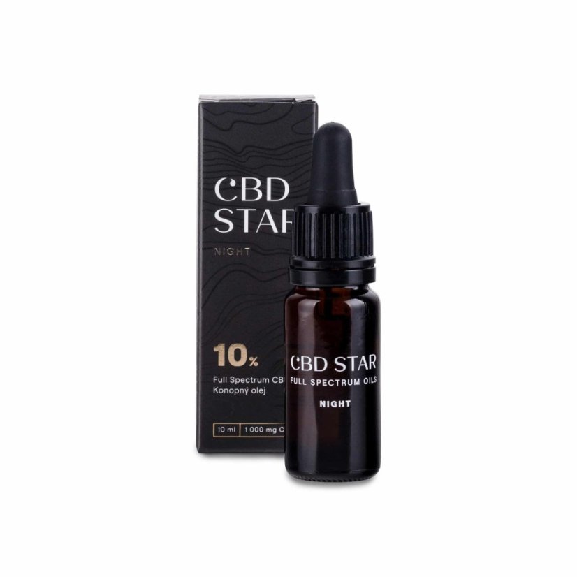 CBD Star - CBD Hanf Öl NIGHT, 10%, 1000 mg, (10 ml)