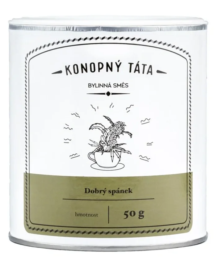 Konopný Táta - Hanf Kräutermischung "Guten Schlaf", 50 g