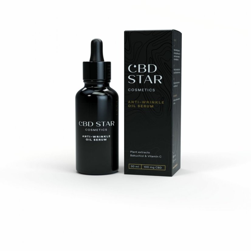 CBD Star Anti-Falten-Öl-Serum, 100 mg CBD, (30 ml)