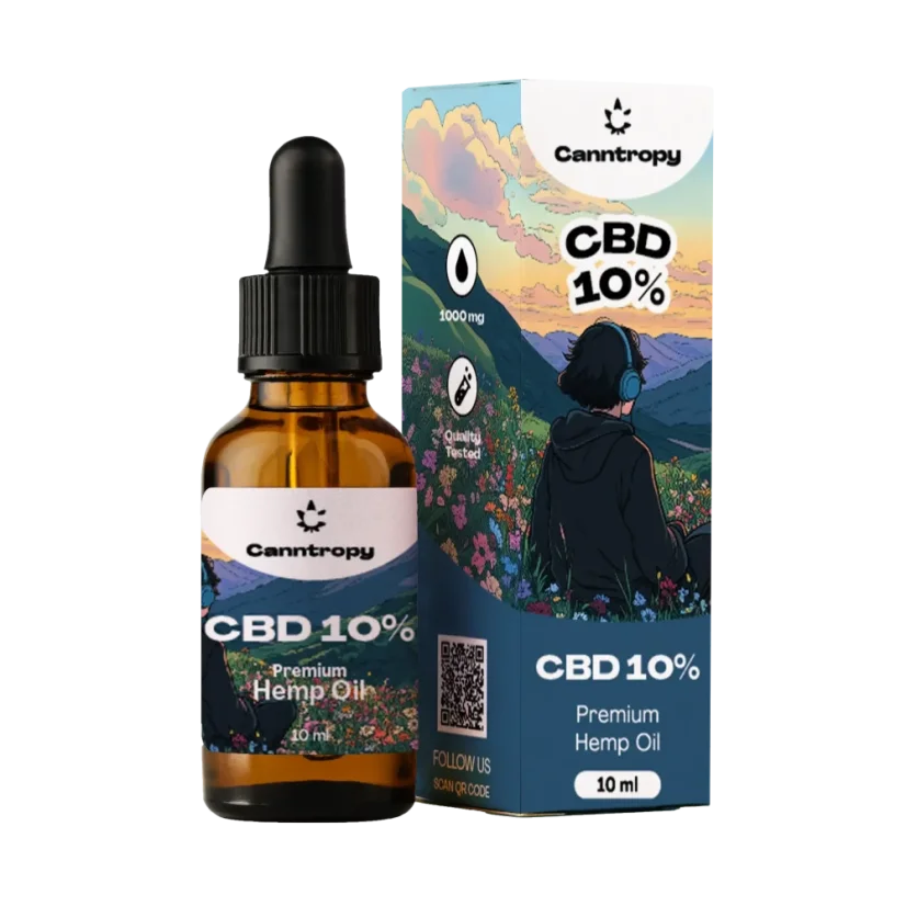 Aceite de Cáñamo CBD Canntropy, 10%, 1000mg, 10ml