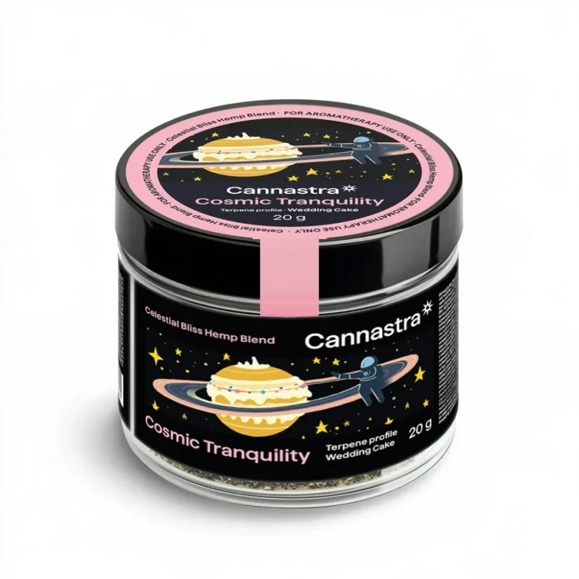 Cannastra Celestial Bliss Hemp Blend - Cosmic Tranquility - Poročna torta (20 g)