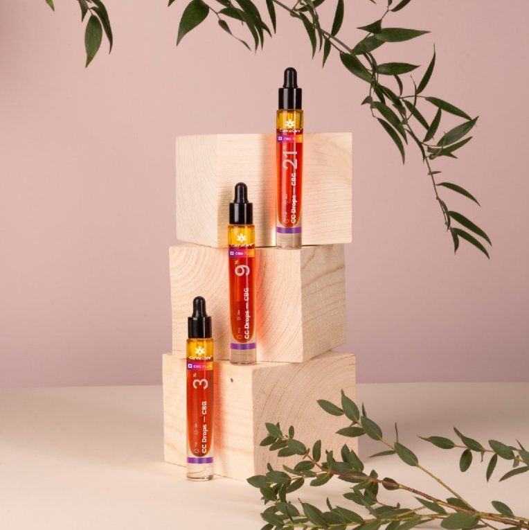 CannaCare CC kapky s CBG 3 %, 210 mg, 7 ml