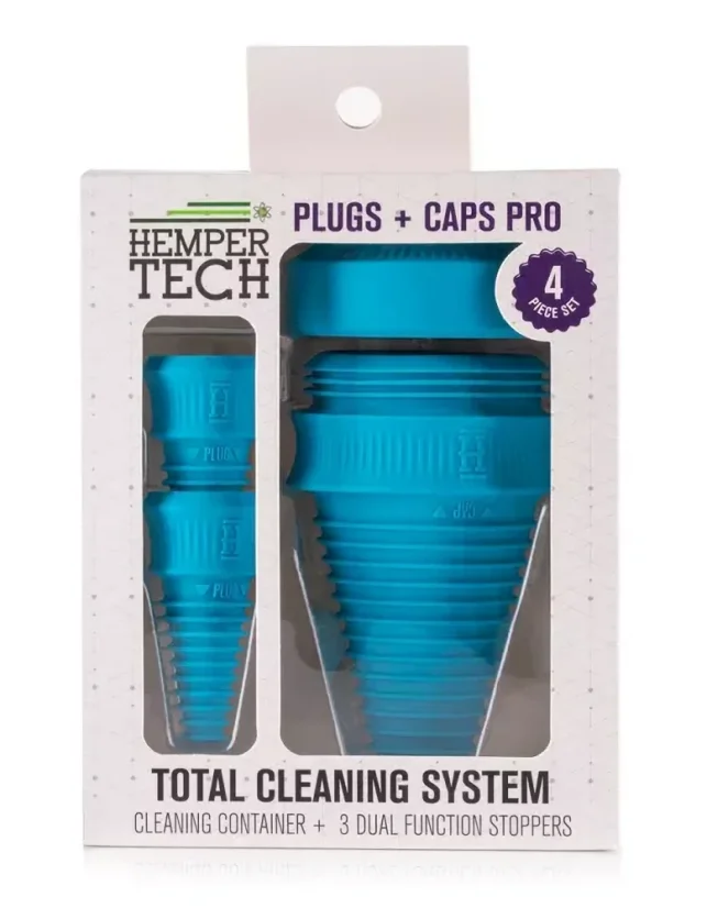 Bouchons et Capuchons de Nettoyage HEMPER PRO - aqua Bouchons et Capuchons de Nettoyage HEMPER PRO - aqua