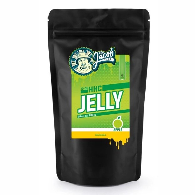 Czech CBD 10-OH-HHC Jelly Zelena jabuka, 10 kom x 20 mg, 200 mg 10-OH-HHC