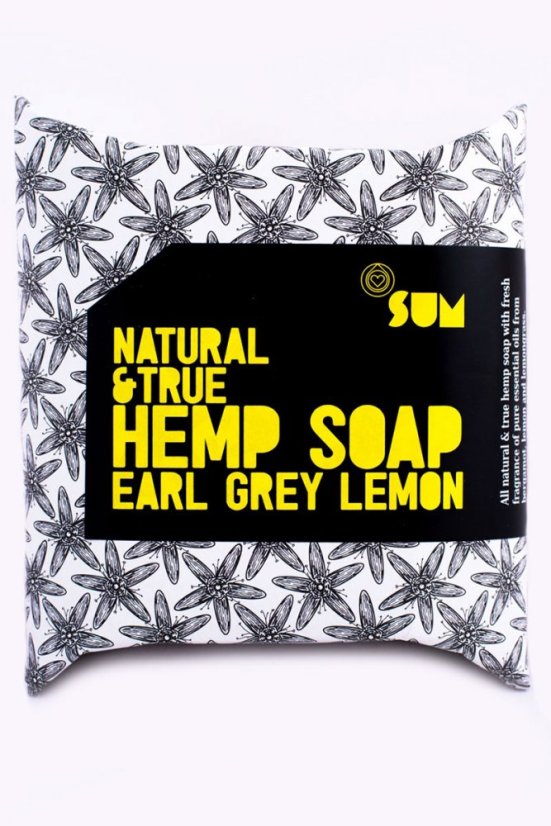 SUM savon au chanvre Earl Grey citron Natural & True, 80 g