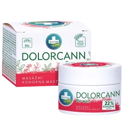 Annabis Dolorcann Bio kanapių balzamas 50 ml - sąnariams, sausgyslėms, raumenims