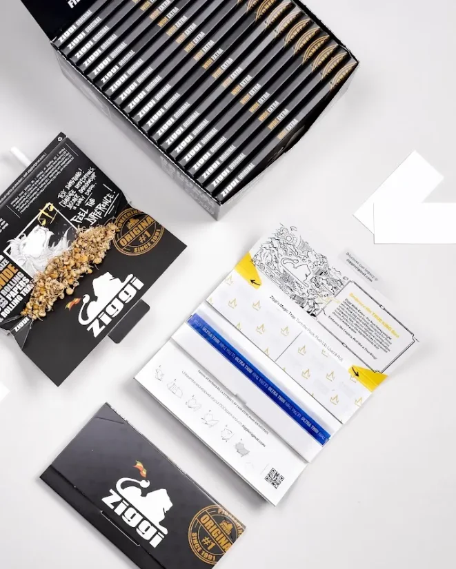 Ziggi Original Wide Extra, 32 feuilles à rouler + 32 filtres en carton