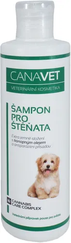 Canavet Shampoo per cuccioli Antiparassitario - 250 ml, confezione da 8 pezzi