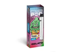 Czech CBD THCV Vape Pen disPOD Gelato, 25 % THCV, 67 % CBG, 1 мл