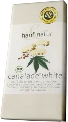 Canalade Bio Chocolat Blanc Chanvre Bio - Carton (10 barres)