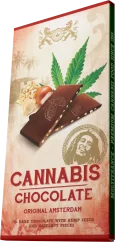 Bob Marley kanapių ir lazdyno riešutų juodasis šokoladas – dėžutė (15 batonėlių)