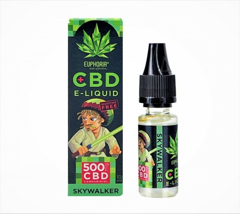 Euphoria E-lichid CBD Skywalker 10 ml, 500 mg