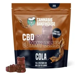 Cannabis Bakehouse CBD Gummi мечки - Кола, 30 ж, 22 бр х 4mg CBD