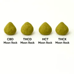 Set uzoraka cvijeća Moon Rock - CBD Moon Rock, HCT Moon Rock, THCD Moon Rock, THCX Moon Rock, 4 x 1 g