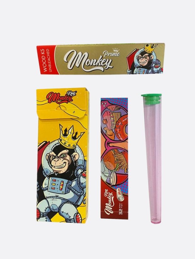 Monkey King Rökarkit Rullpapper + Tips + Tub