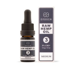 Endoca RAW Hemp Oil 300 mg CBD + CBDa (3%), 10 ml