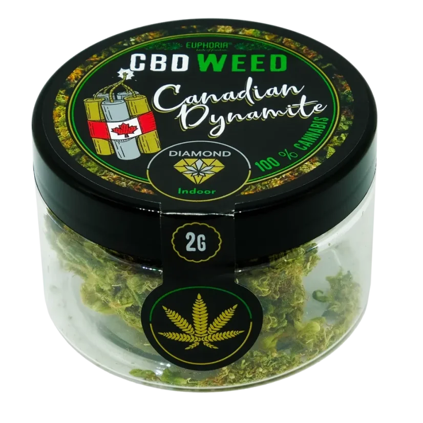 Euphoria Fleurs de CBD Diamond Canadian Dynamite 2 grammes