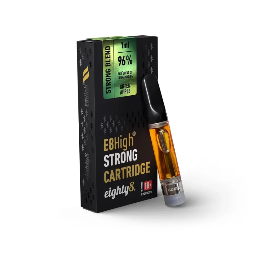 Eighty8 E8High Cartouche Pomme Verte, 96 % E8High, 1 ml