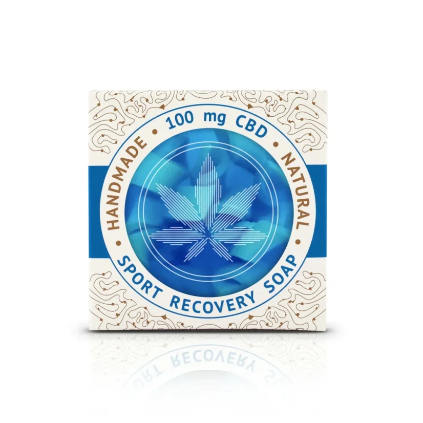 Cannaline Sport Recovery CBD ručně vyráběné mýdlo, 100 mg CBD