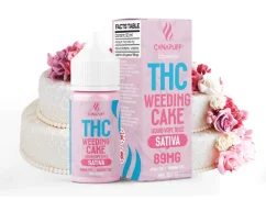 CanaPuff THC+ flytande ogrästårta, 89 mg, 30 ml