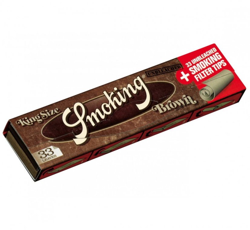 Smoking Papers Υπέρδιπλο - καφέ με φίλτρα