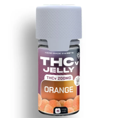 Czech CBD THCV Jelly Orange, 25 mg THCV, 8 kos