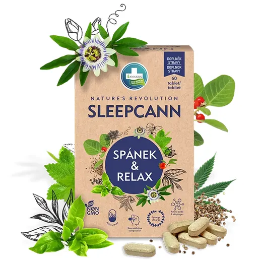 Annabis SLEEP & RELAX Comprimidos Naturais, 60 unidades