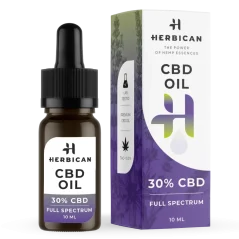 Herbican Ulei CBD spectru complet, 30%, 10 ml