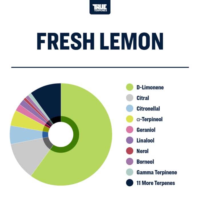 True Terpenes Φρέσκο λεμόνι (5 ml - 960 ml)