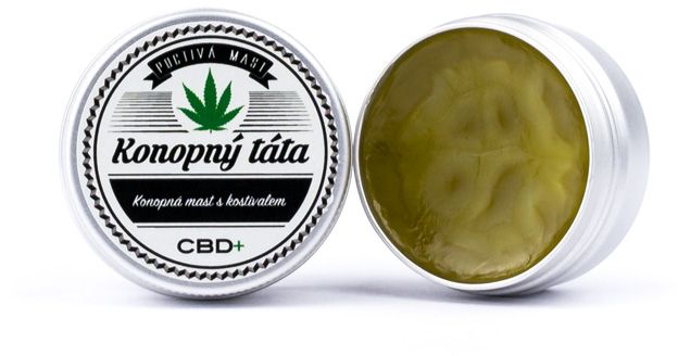 Konopný Táta Voyager Pommade de chanvre à la consoude, 17 mg CBD, 15 ml