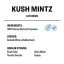 True Terpenes Live Resin Kush Mintz (2 ml - 960 ml)