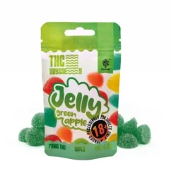 Czech CBD Odyssey THC Jelly Grönt äpple, 70 mg THC, 10 st