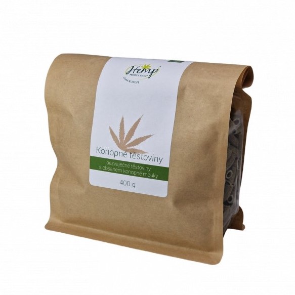 Hemp Production Ζυμαρικά κάνναβης χωρίς αυγά 400g - Σωληνάρια