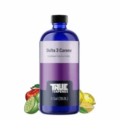 True Terpenes Terpene Isolates Delta 3 Carene (5 ml - 960 ml)