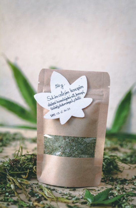 Dobre Konopi Konopná kořeněná sůl, v sáčku, 50 g